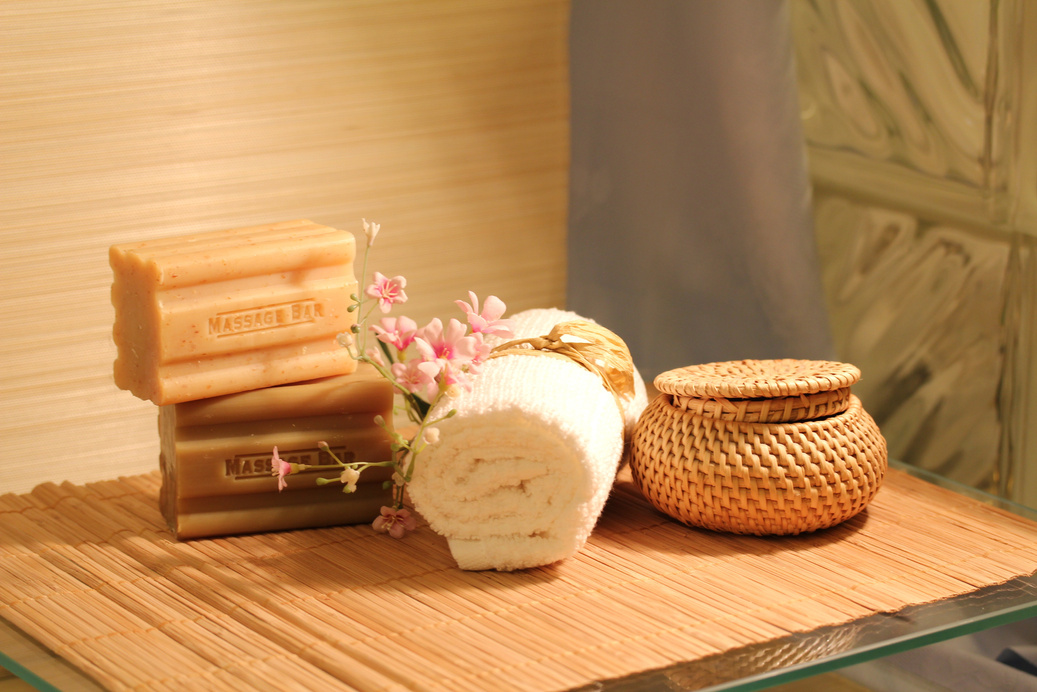 Massage Items on a Table